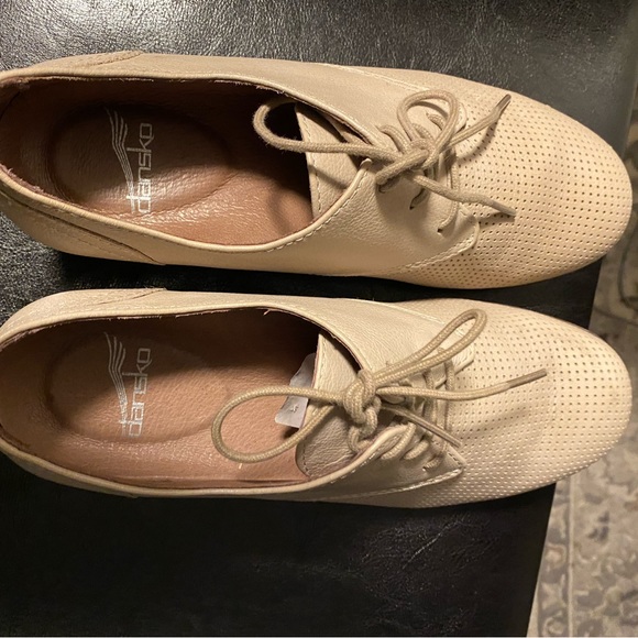 Dansko Louise Women’s Tan Leather Laces Oxford Dress Shoes Size 36/5.5US - Picture 12 of 14